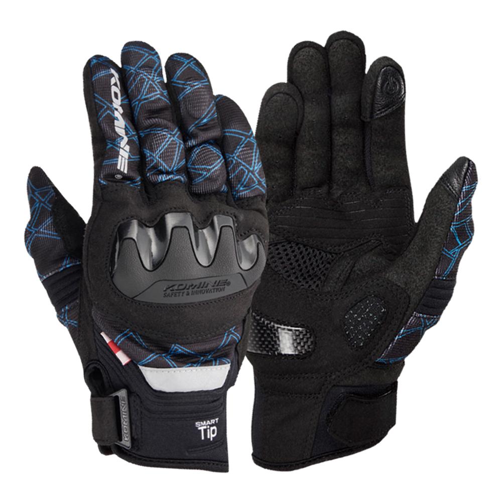 Guantes de malla de protección de GK-220 para motocicleta BMX Dirt Bike Riding Komine GK 220, guante de carrera para motocicleta