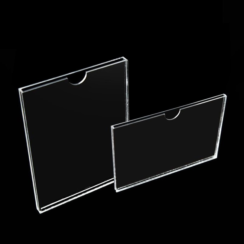 6 Sizes Clear Photo Frame Acrylic Frame Display Card Postcard Holder Rectangle Picture Frame DIY Artistic Photo Poster Frames