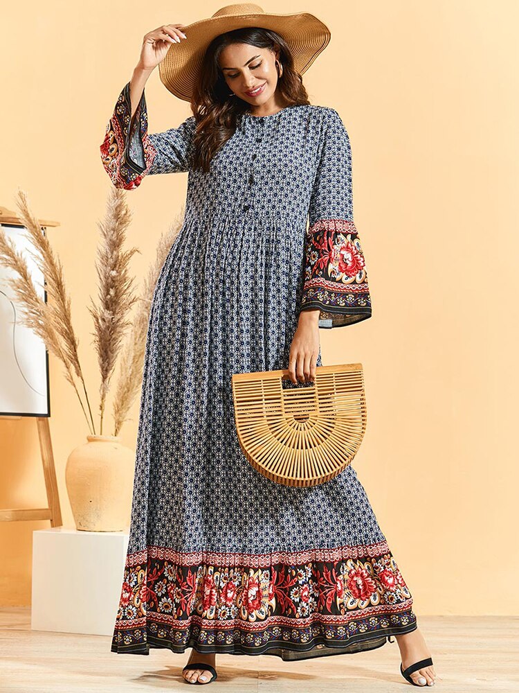 Dubai Abaya Femme Turkey Muslim Woman Hijab Dress Maternity Dresses Musulman De Mode Longue Islam Clothing Arab Vestidos