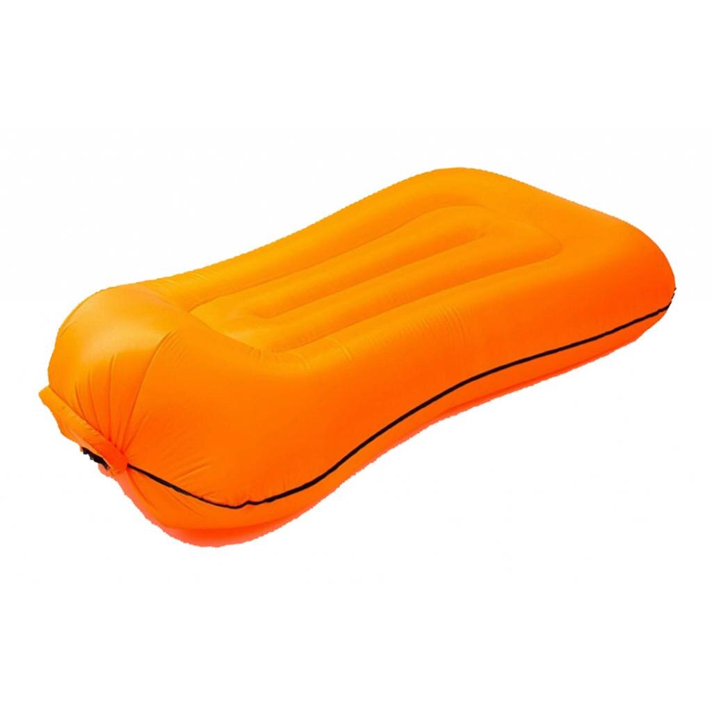 Camping Single Inflatable Mattress Sleeping Relaxing Air Filling Cushion