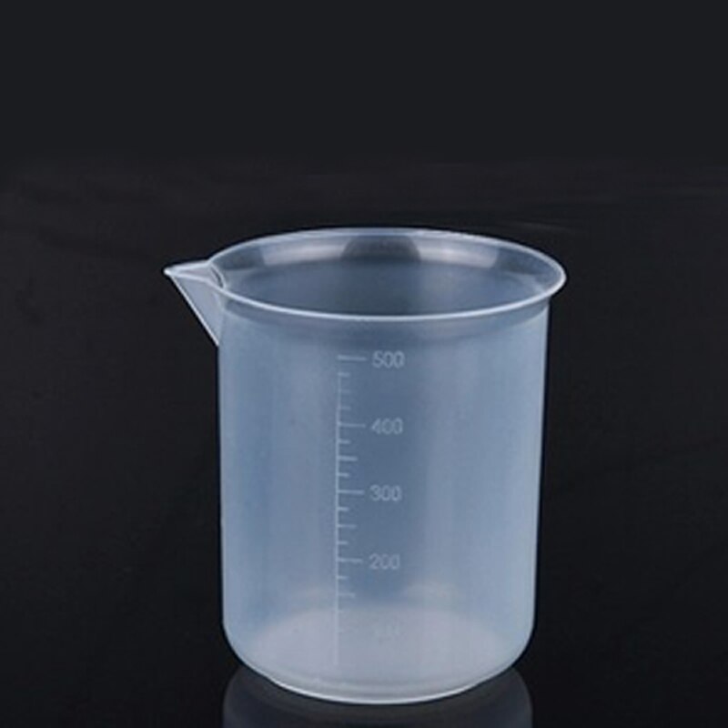 3Pcs Clear White Plastic Liquid Measuring Cup Beaker For Lab Kitchen Misurino da cucina Taza de medir de cocina
