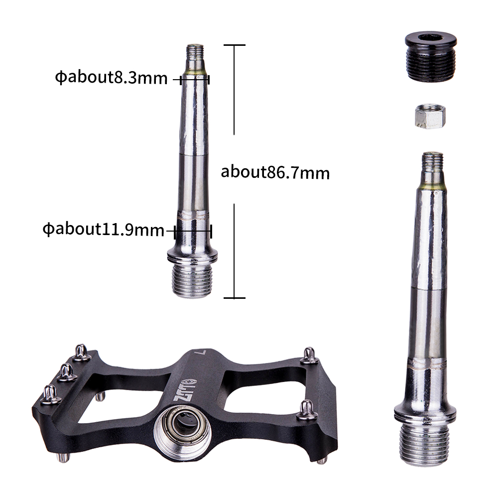 ZTTO Fahrrad Ultraleichtes Anti-Rutsch-Pedal 2 abgedichtetes Lager MTB Rennrad Pedal CNC Faltrad Pedale Flache breite Plattformpedale