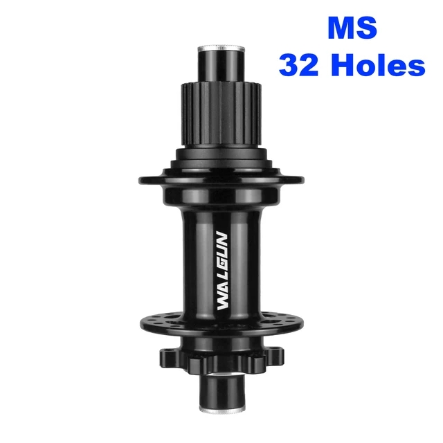 Walgun-MTB Fietsnaven, 6 Pallen, 3 Tanden, 120 Klik Boost Hub, 28H 32H 36H, Voor 110*15, Achter 148*12, HG MS XD 8 9 10 11 12 Speed: Blauw