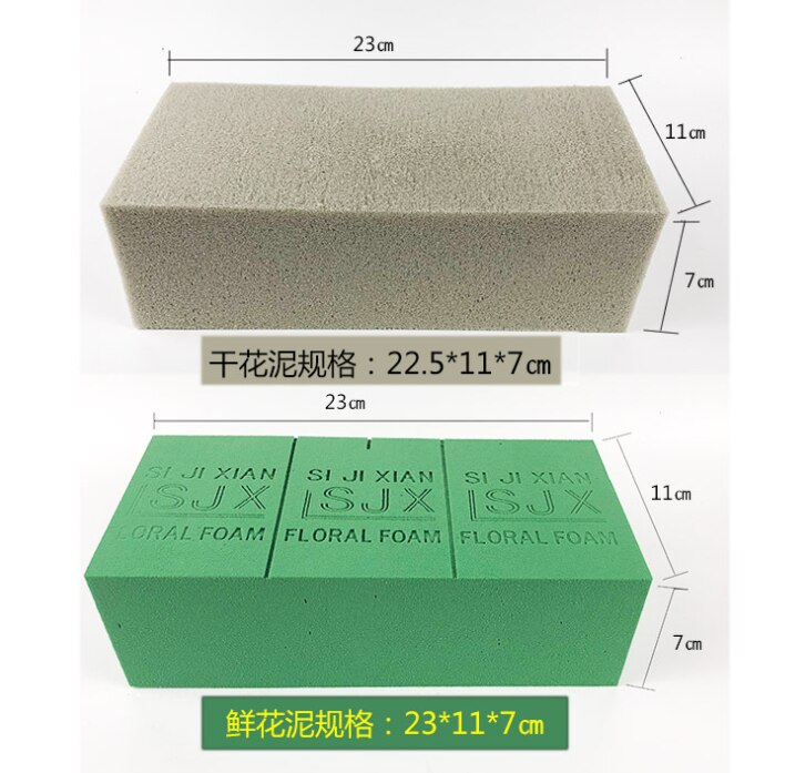 Z pianki robić kwiatów blok cegieł stojak na kwiaty ślubne sztuczny uchwyt dla nowożeńców róż z pianki kwiaty piankowe dekoracje robić domu kwiaciarnia pakowanie