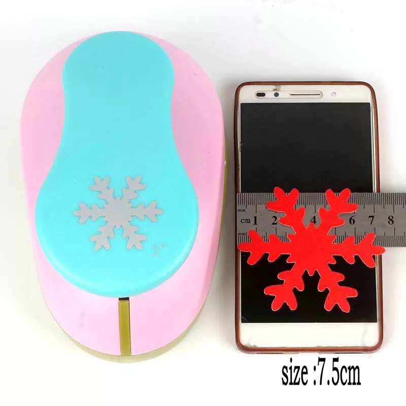 1.5cm-7.2cm snowflake shape craft punch paper punches scrapbooking puncher DIY handmade paper cutter foam punch EVA punch flower: 7.CM5