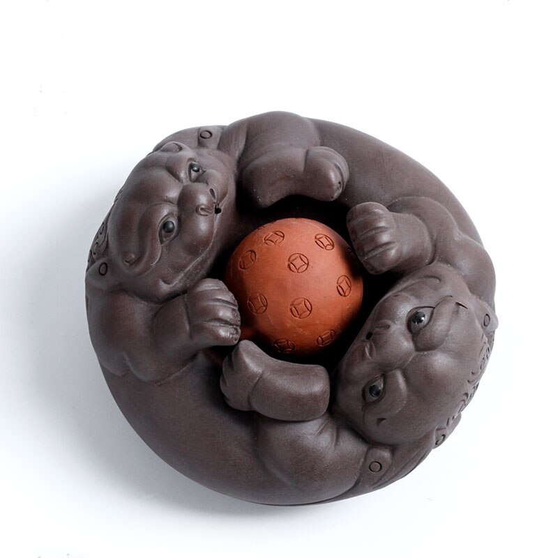 Ceramic Lucky Tea Pets Decoration Tea Ceremony Jewelry Tea Set Transport Cart Tea Set Tea Ceremony Accessories