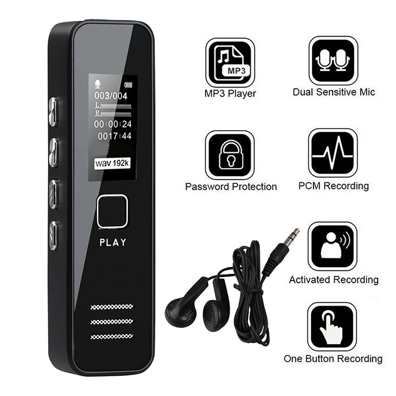 Digitale Mini Voice Sound Recorder Activated Handheld Audio Opname Pen VDX99