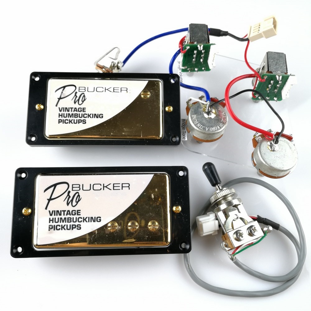1 Set Lp Standaard Probucker Alnico Elektrische Gitaar Humbucker Pickups Met Pro Kabelboom Voor Epi Gold Cover