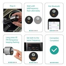 12-24v Bluetooth car transmitter LED Display