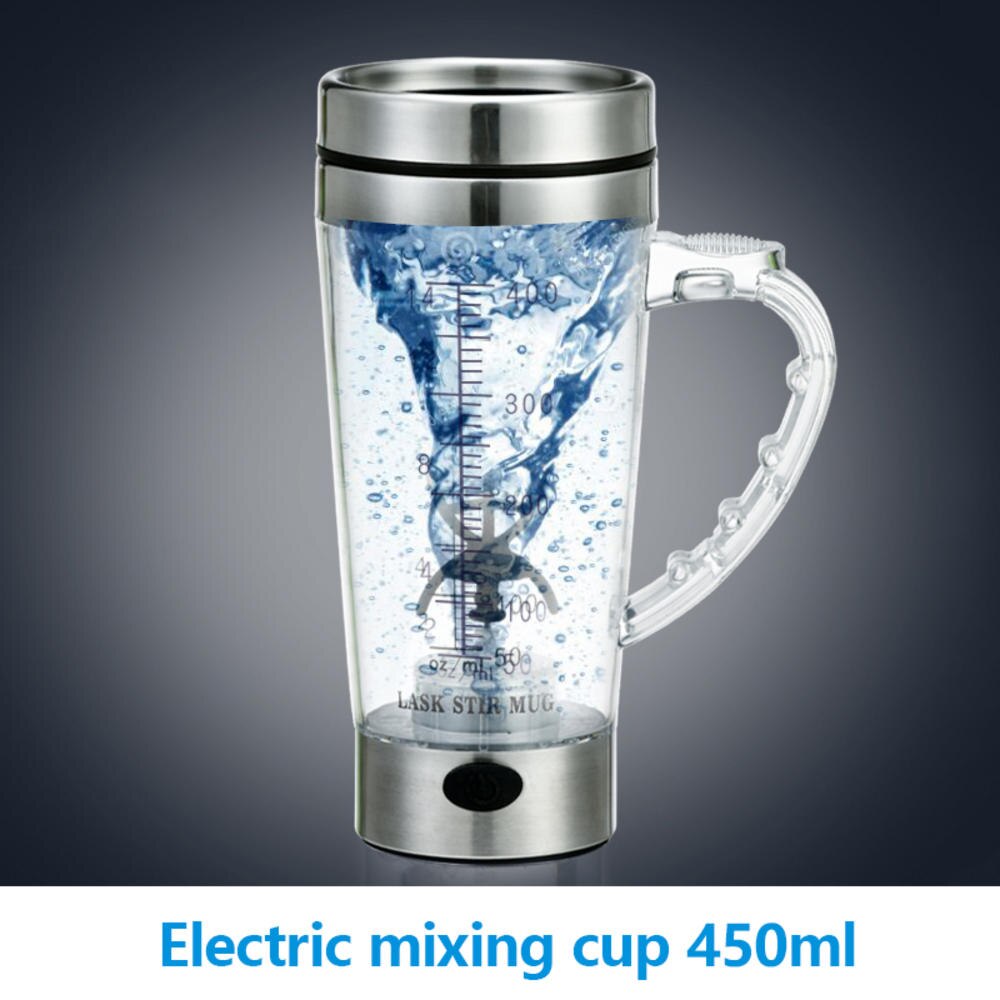 400Ml Mok Automatische Elektrische Lui Zelf Roeren Mok Automatische Koffie Melk Mengen Mok Thee Smart Rvs Mix Cup