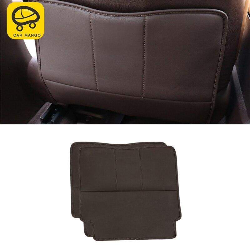 CARMANGO for Lexus ES ES200 ES300 ES260 Car Care Seat Back Protector Cover Leather Anti-kick Mat Pad Cushion