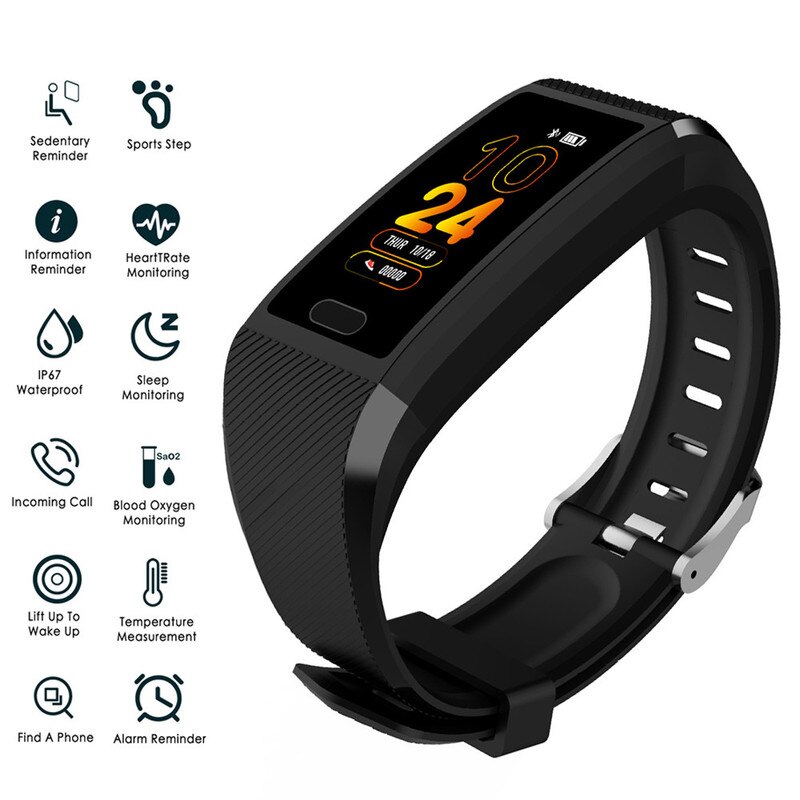 118 Plus Clever Armband Armband Fitness Tracker Herz Bewertung Monitor Band Tracker Clever Armband wasserdicht Smartwatch