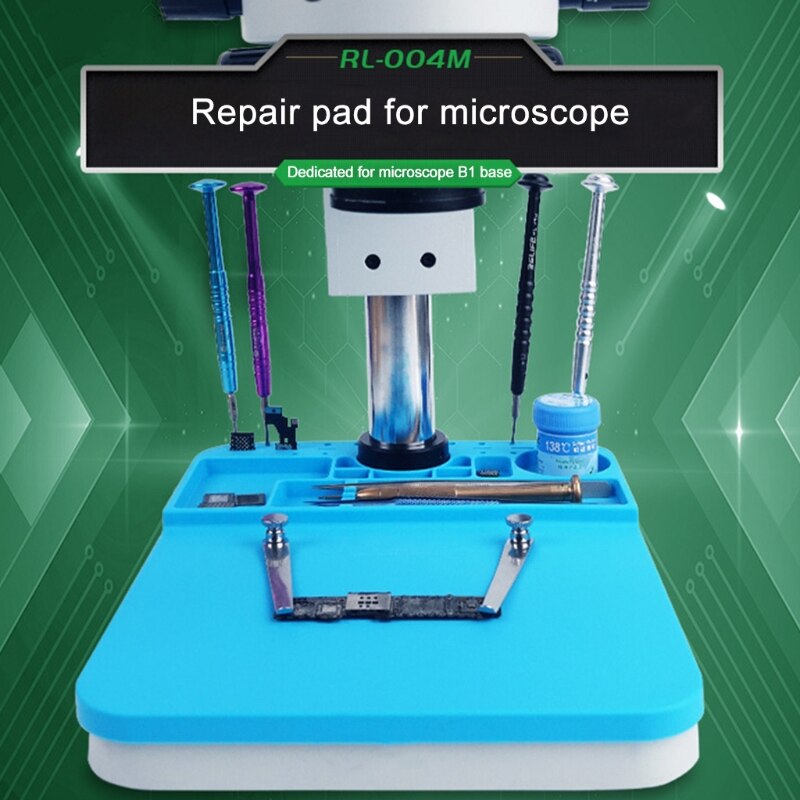 Anti Static Thermal Insulation Microscope Pad Soldering Mat Maintenance Platform Heat Resistant Multipurpose Non Slip Station