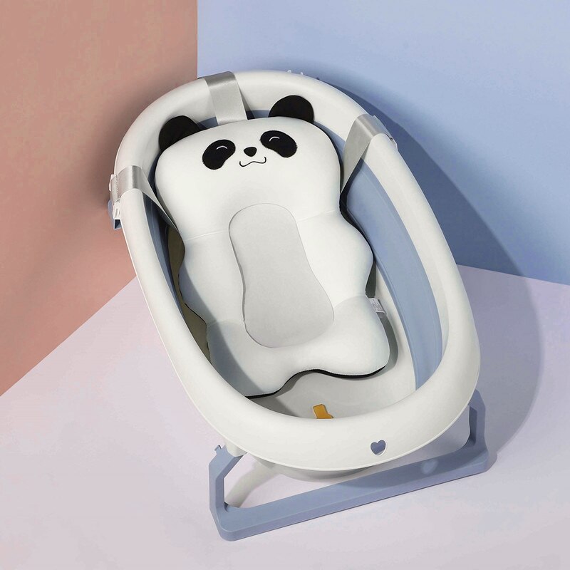Baby Douche Bad Pad Antislip Bad Seat Ondersteuning Mat Pasgeboren Veiligheid Bad Ondersteuning Kussen Opvouwbaar Soft kussen