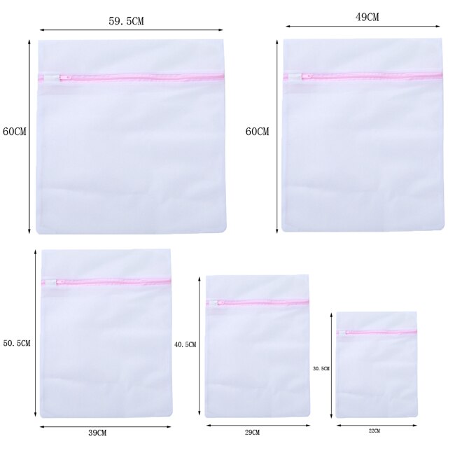 4/5/6 stuks/set kleding wasmachine waszakken bh-hulpmiddel lingerie net was opbergzak etui mand vrouw  ej878528: 5 stuks