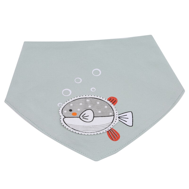 Baby Slabbers - Cartoon Print - Katoen & Polyester - Unisex - Voor 7-24 Maanden & 2-3 Jaar: Walvis