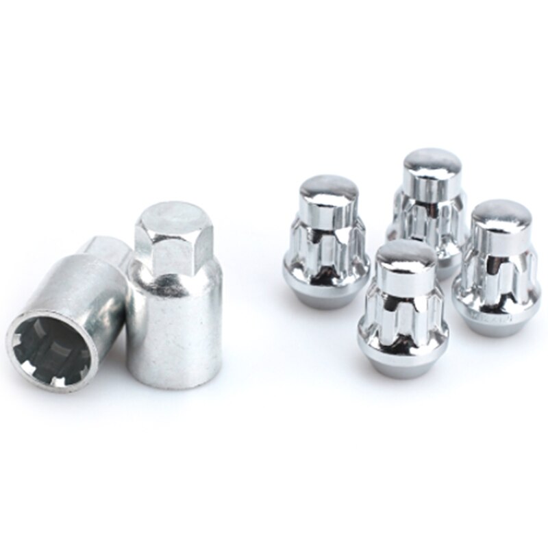 4 x Compatible Alloy Wheel Locking Nuts for Ford Focus (M12x1.5) Lug Bolt