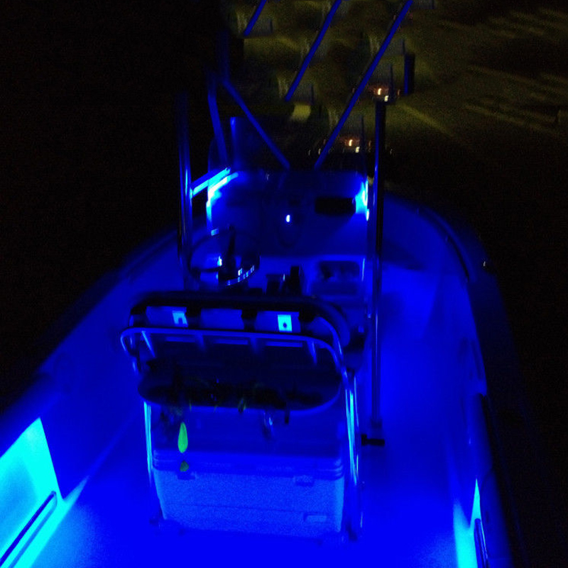 Éclairage de bateau étanche, 12v, lumières de sécurité pour le Ski sous-marin, Gunwales Lane Marker Lite, motocross, modèle LED