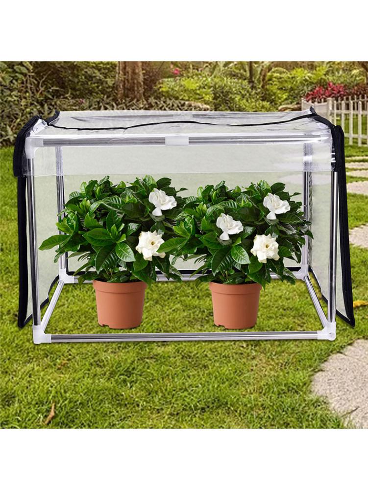 Kit de pequeños invernaderos de jardín Mini casas de interior al aire libre invernadero cubierta de jardinería al aire libre plantas de invierno suculentas