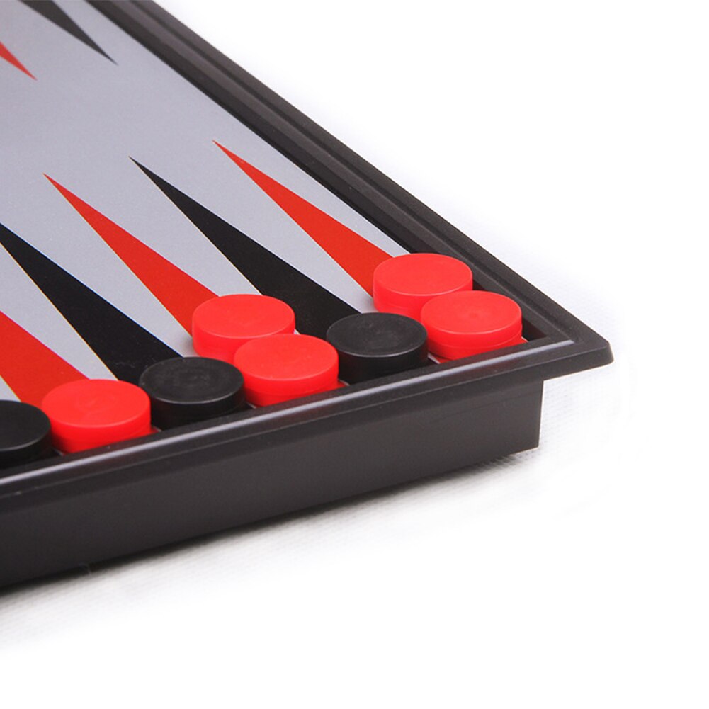 Tragbare Magnetische Klapp Backgammon Schach Bord Spiel Kind Erwachsene Intelligente Spielzeug