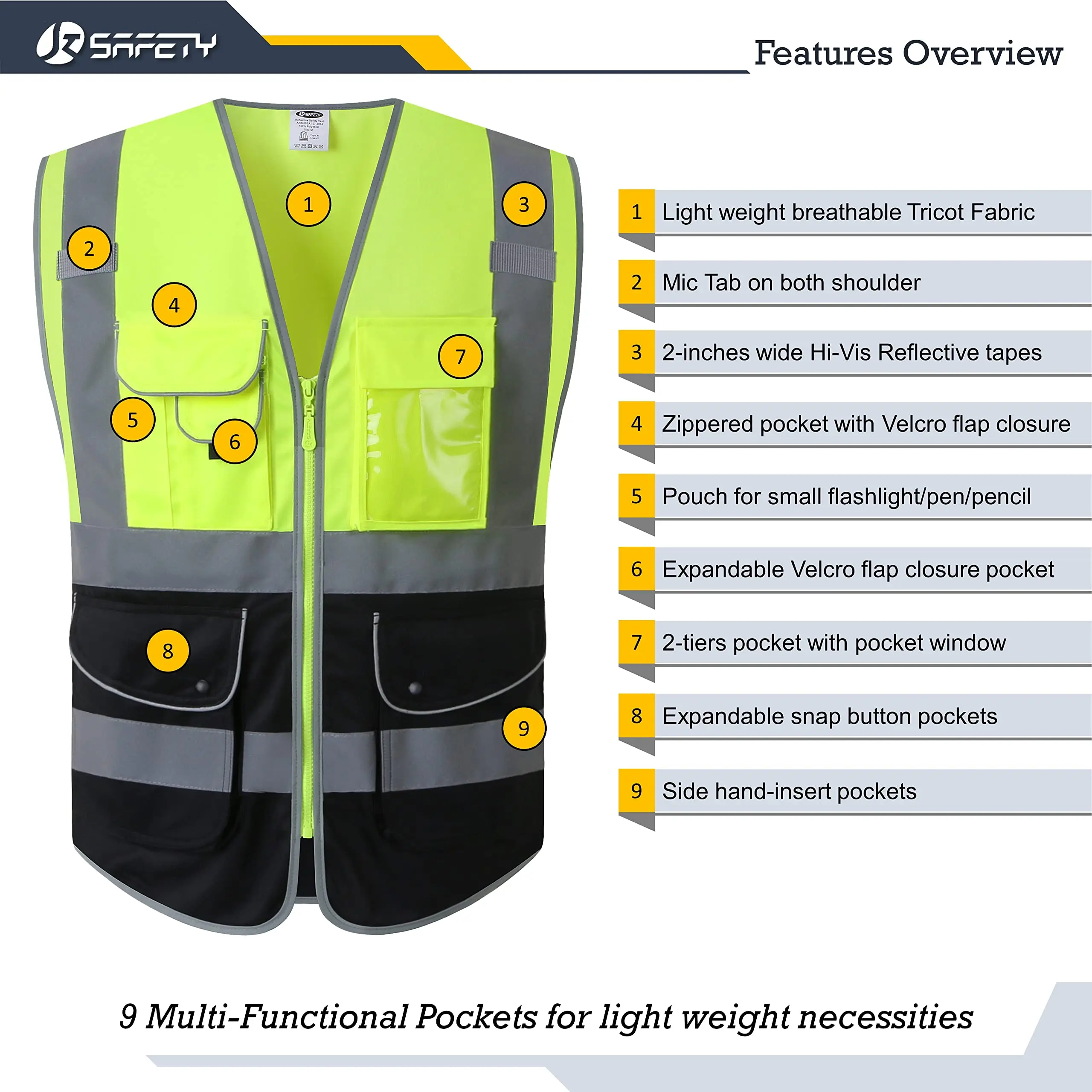 Colete de segurança reflexivo de alta visibilidade, uniforme de trabalho, jaqueta de segurança, roupas reflexas, piloto, geologia do motor, homem