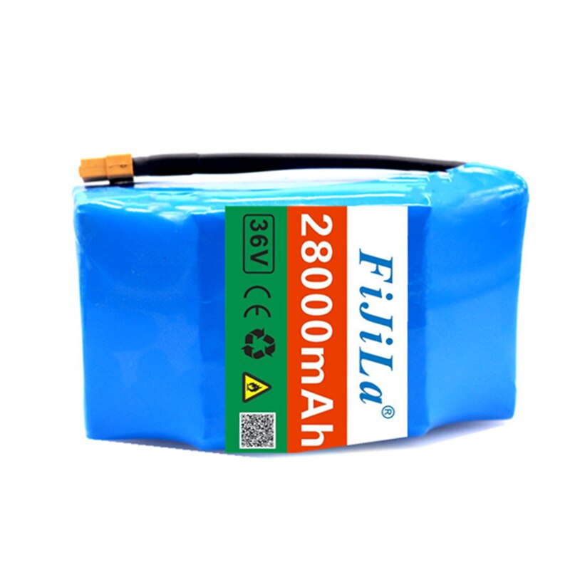 10S2P – batterie Li-ion 36V 28000mAh, batterie 28a Ah pour hoverboard électrique auto-amortissant, monocycle, batterie 36V