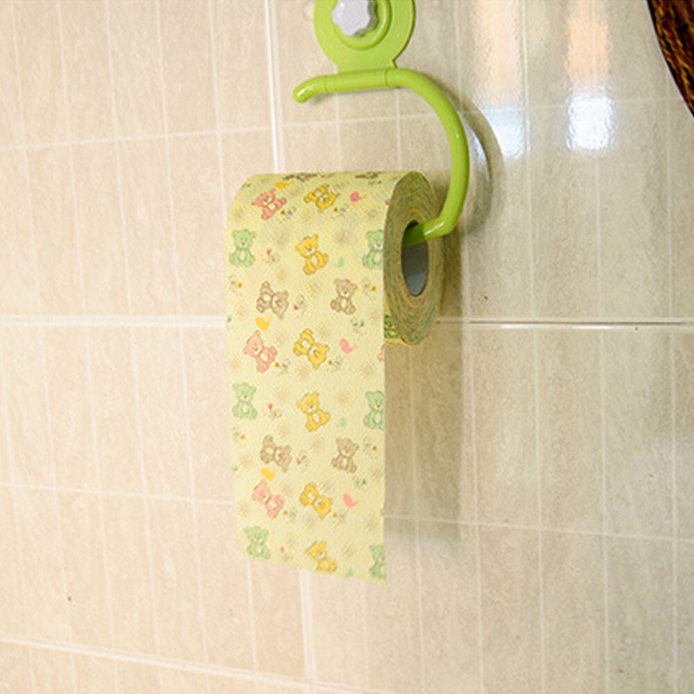 Bear roll paper printing paper towel cute cartoon core roll Bath Toilet Roll Paper 3 Ply Tissue Roll household toilet paper