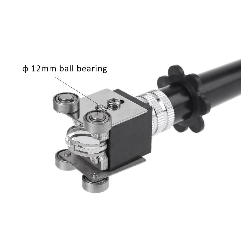 ! Termopar de superficie de rodillo tipo K-Sensor de temperatura de contacto de mano de 50 ~ 500 grados con rodamientos de bolas 4 ruedas WRNM-101