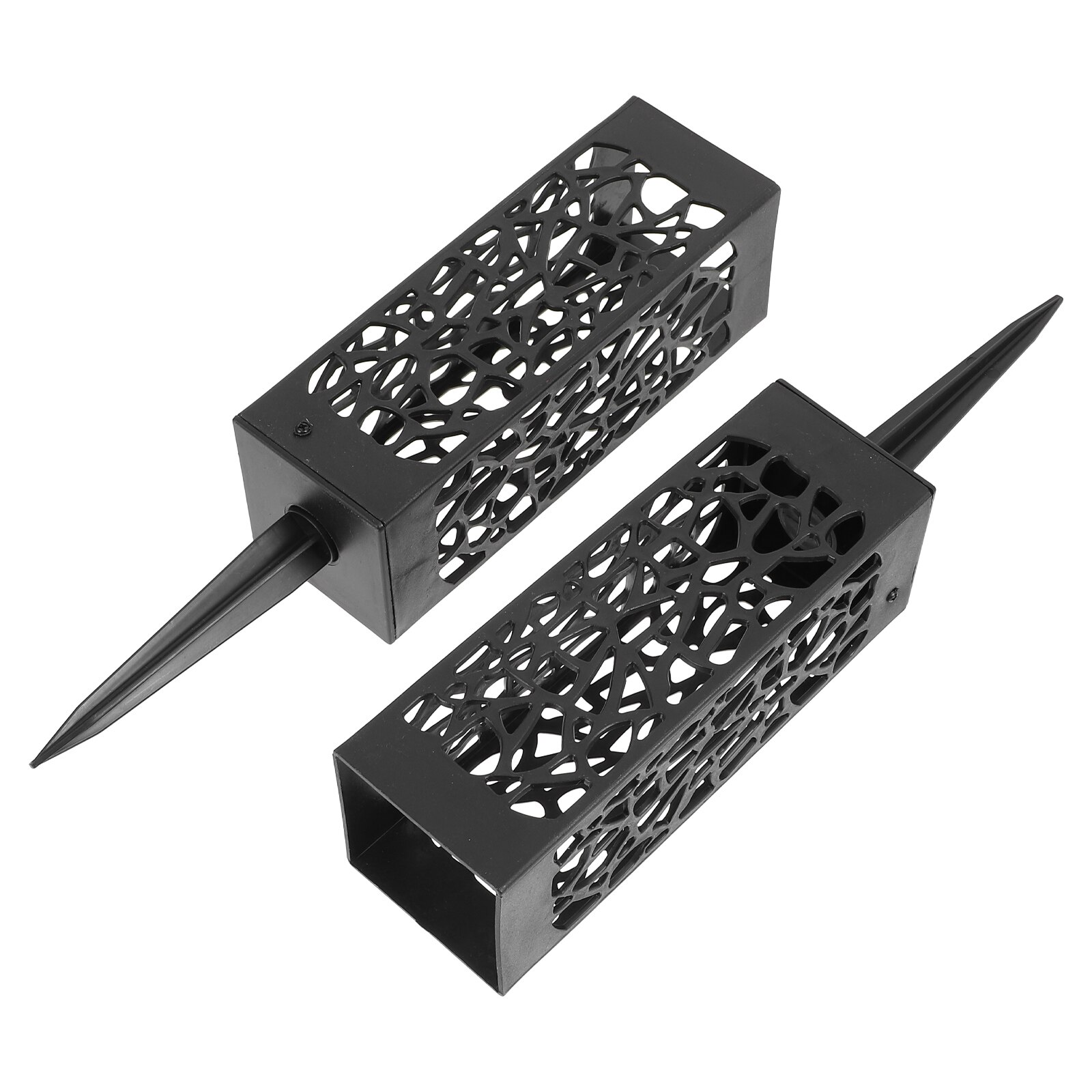 2Pcs Hollow-Out Grave Vazen Bloemstuk Vazen Begraafplaats Gedenkteken Levert: Default Title