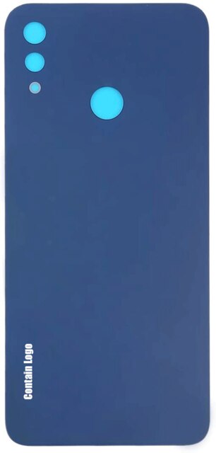 Vitre arrière pour Huawei Nova 3i couvercle de batterie boîtier de porte arrière pour Huawei NOVA 3i couvercle de batterie + objectif de caméra INE-LX1 LX2: Blue No Lens