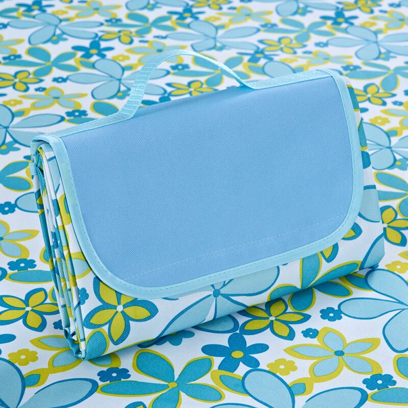 Manta de Picnic, estera de Camping plegable al aire libre impermeable 145x200cm, estera de Picnic ancha, manta de playa a cuadros, colchoneta multijugador para bebé