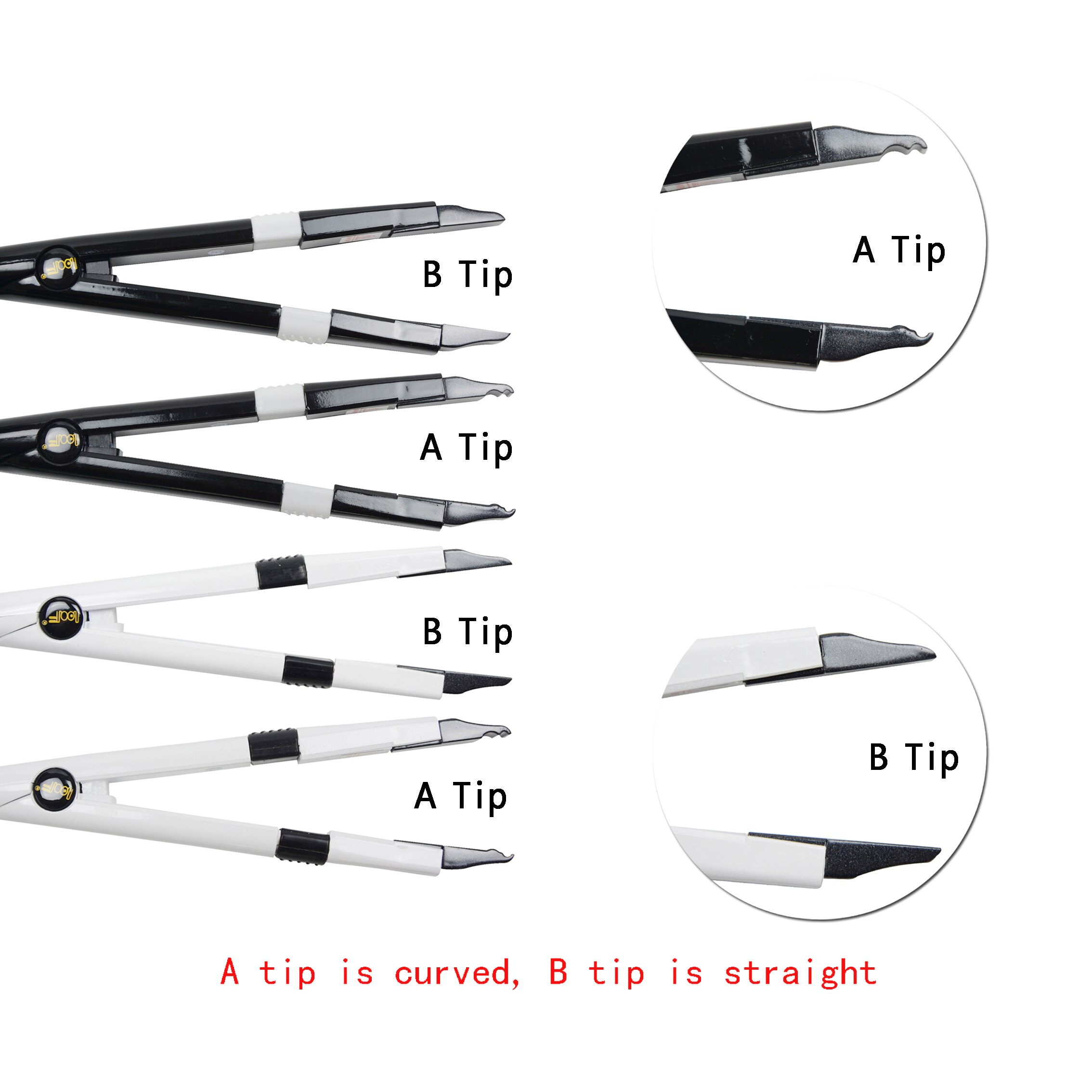 Extensión de cabello por fusión, Conector de hierro, herramientas de unión de queratina, Conector de calor de fusión de temperatura ajustable, 1 ud.