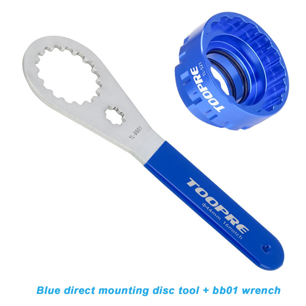 Bike Direct Mount Chainring Lock Ring Removal Installation Tool for Shimano M7100 M8100 M9100: Blue BB01 Wrench