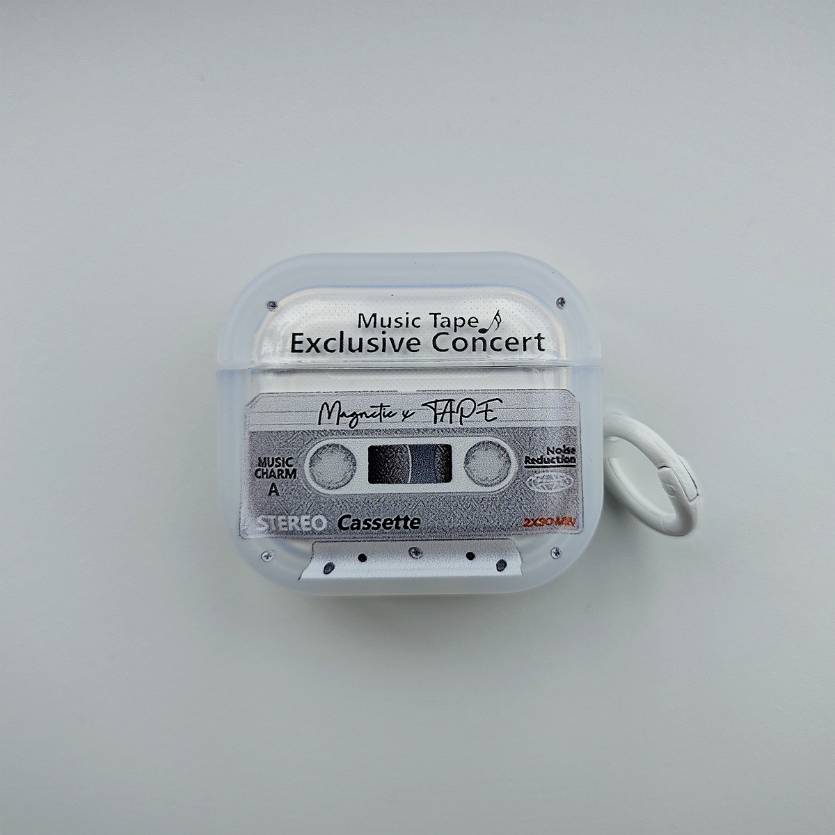 Retro Cassette AirPods Case Cover for 4th Gen 3rd Gen Pro 2 Shockproof Protective Anti-Scratch Anti Minimalist: SKY BLUE