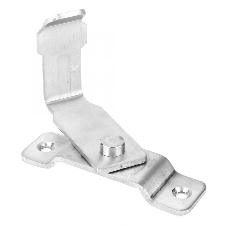 Security Door Latch Stainless Steel 90 Degree Right Angle Door Latch with Brushed Surface for Anti-Theft Room