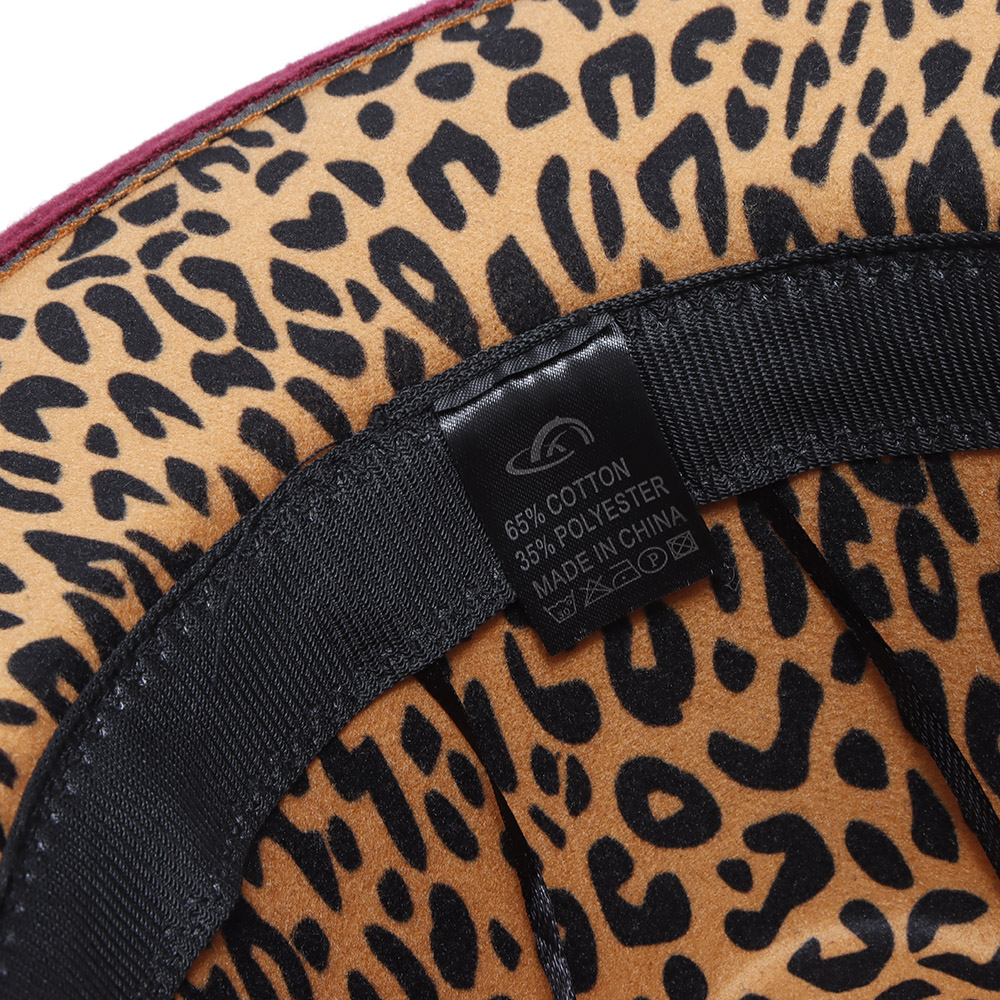 Fedora Vrouwen Hoeden Luipaard Print Patchwork Solid Mannen Vrouwen Panama Vilten Hoeden Winter Jazz Vrouwen Fedora Hoed Sombrero De Mujer