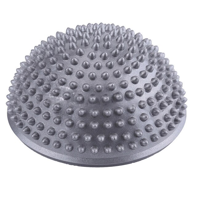 Halfronde Balans Durian Yoga Bal Tactiele Massage Zolen Acupunt Stabiliteit Training Bal Pilates Fitness Balance Yoga Bal: Gray