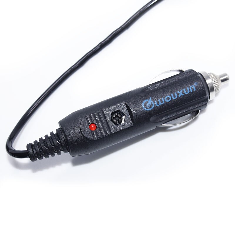 Wouxun-cargador de coche Original, eliminador de batería para walkie-talkie Wouxun, transceptor de Radio de KG-UV9D, KG-UV9D Plus, Radio portátil