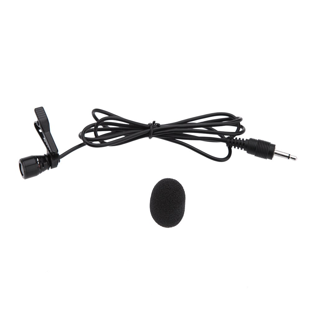 3.5mm Lavalier Clip Metal Mono Microphone Mic with Collar Clip for Lound Speaker Computer PC Laptop Mini Portable Microphone Mic