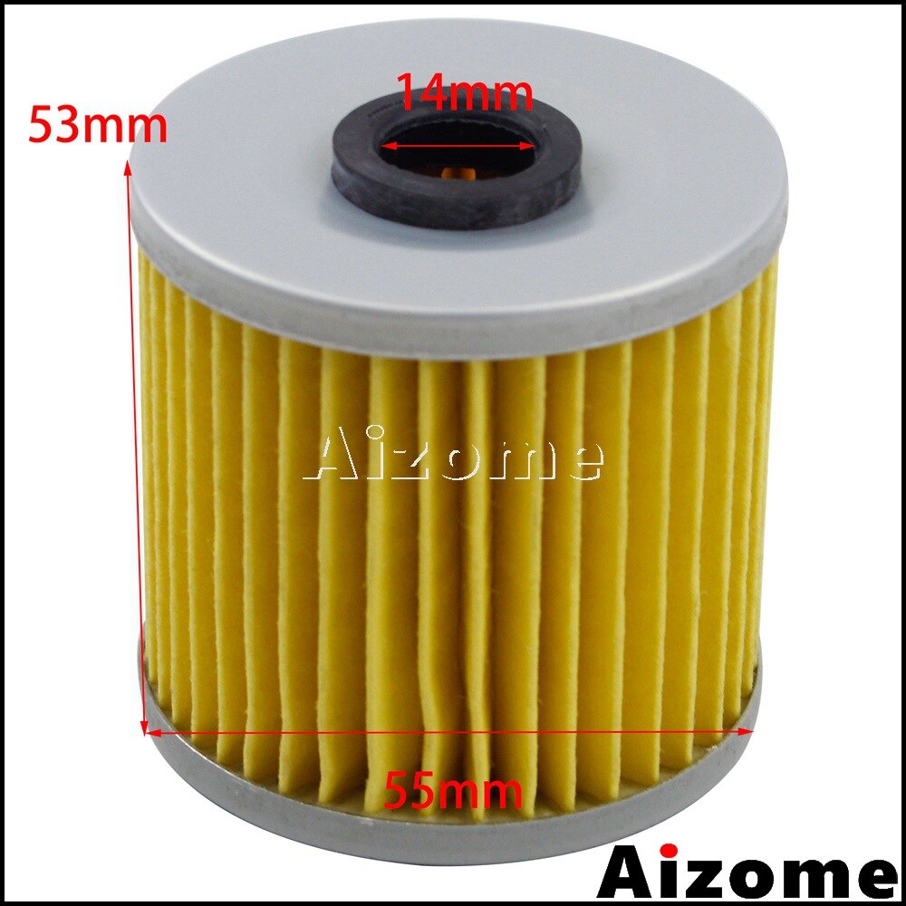 1985-2005 Kawasaki KLR250 Genuine HiFlo Oil Filter HF123 KLR 250 - Pack of 4