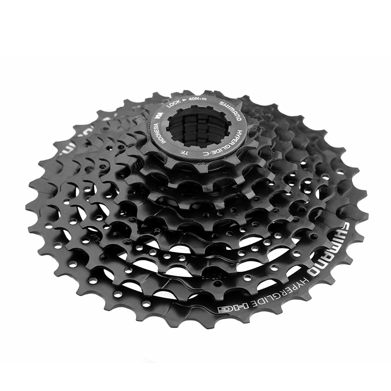 Shimano-Cassette de 8 velocidades para bicicleta de montaña, piñón de CS-HG31-8, 32T, 34T, 8V, K7, 8 velocidades, para MTB, Tran