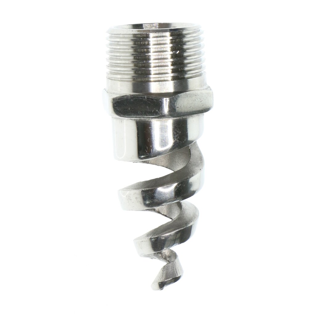 Stainless Steel Spiral Cone Spray Water Nozzle Sprinkler Heads 0.25inch