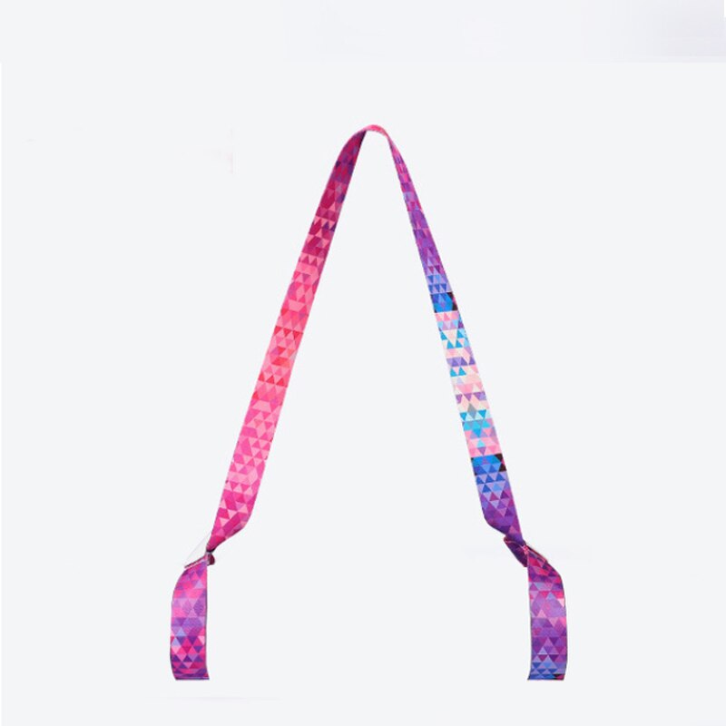 Yoga Mat Band Elastische Kleurrijke Binding Touw Katoenen Zak Printing Sling Schouder Dragen: Default Title