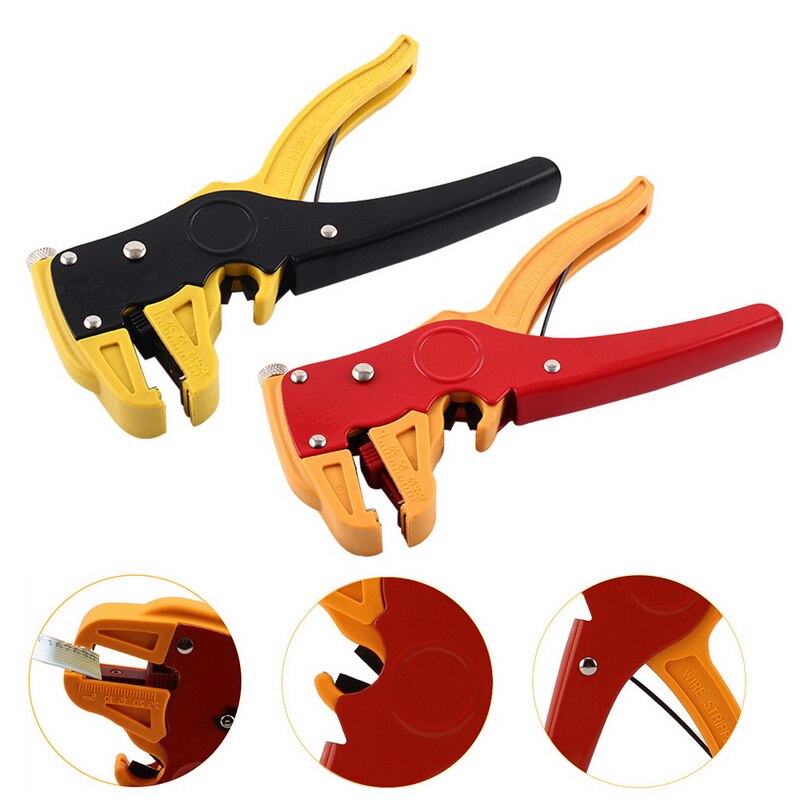 1PCS Automatic Self Adjusting Cable Wire Stripper Crimper Stripping Cutter Pliers For Hand Tools