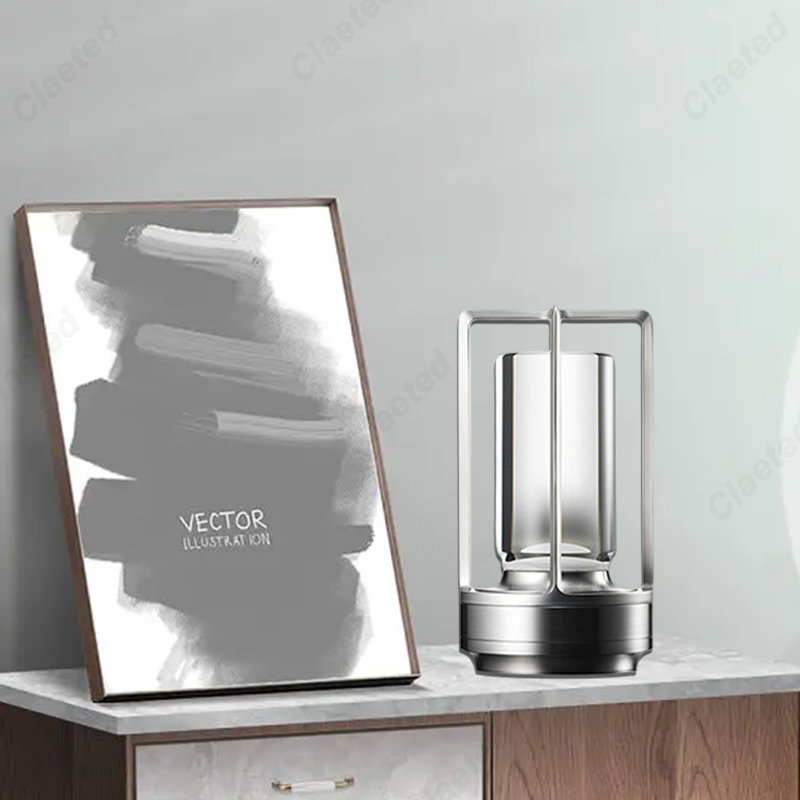 LED draadloze tafellamp industriële stijl metalen bureaulampen buiten kamperen sfeer licht restaurant creatieve nachtverlichting