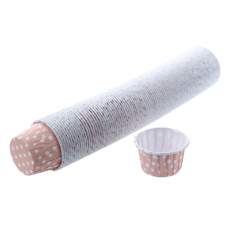 200X Cupcake Wrapper Paper Cake Case Baking Cups Liner Muffin, Purple &amp; Pink