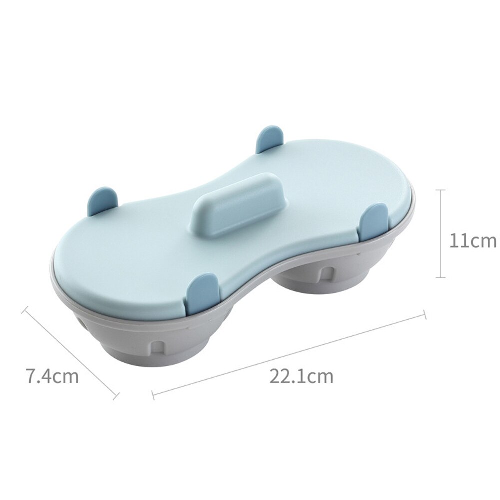 Double Cup Egg Pot Pancake Maker Poaching Pods Boiler Eggs Mold Egg Poacher Microwave Ovens Pan Cooking Tool Kitchen Accesorioes