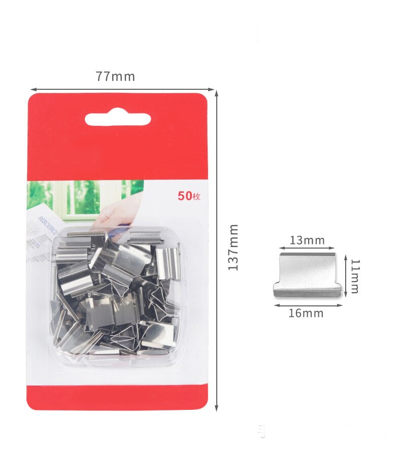 Free Ship 50pcs Clips and One Booster Folder pusher supplement clip test paper clip stationery clip paper office supplies