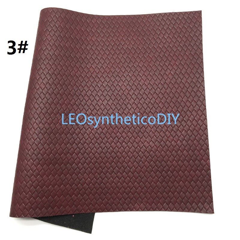 Tela de cuero sintético para hacer lazos, tejido de Tela de cuero sintética, 21x29cm, Tela de cuero, 1 unidad, T435: 3