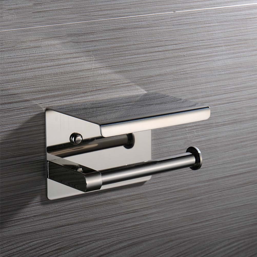 Tissue Toilet Paper Bathroom Holder Hanger With Rack Shelf for Hotel Home